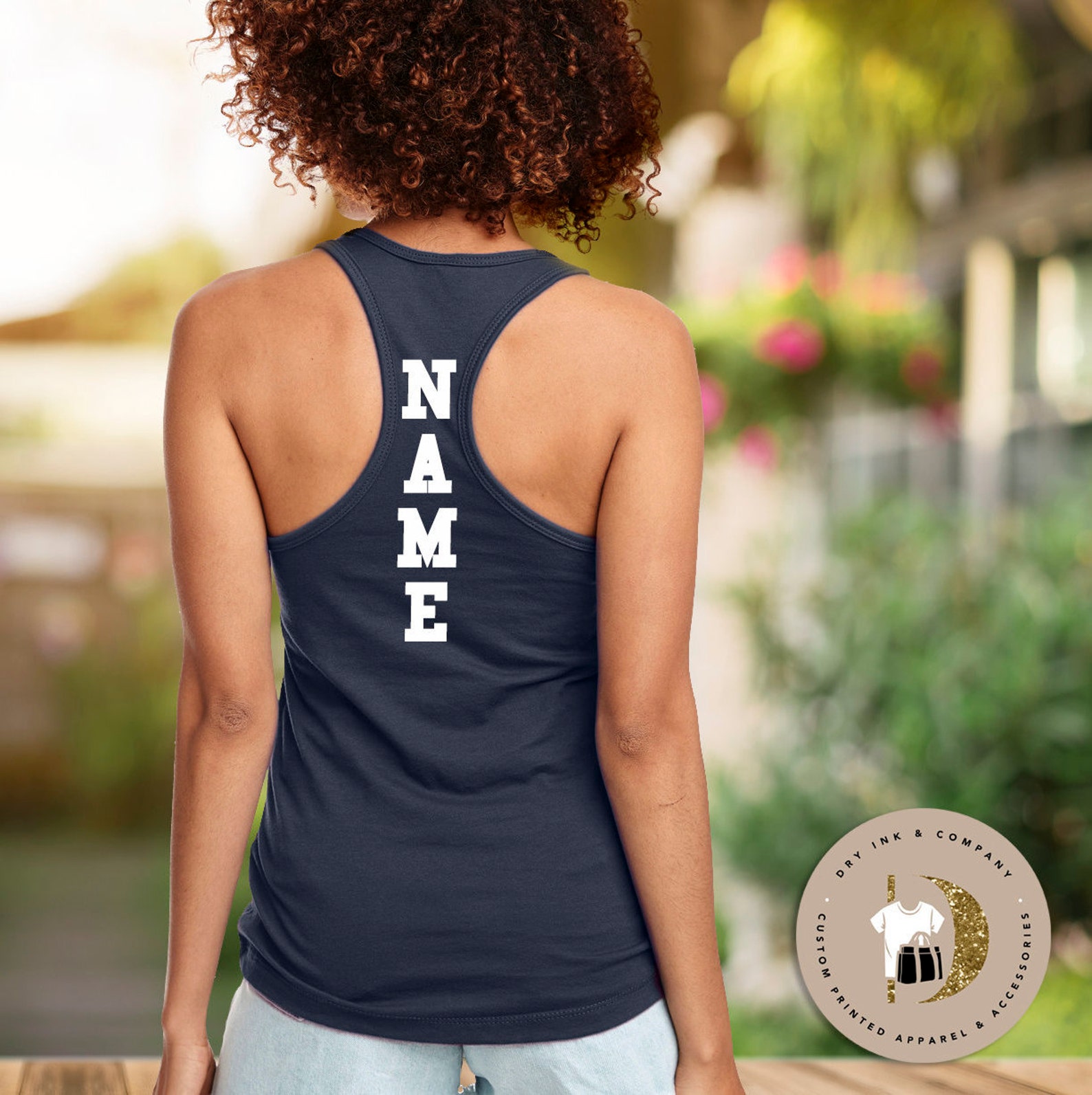 Personalized Baseball Chest Number on Tank Personalized Etsy
