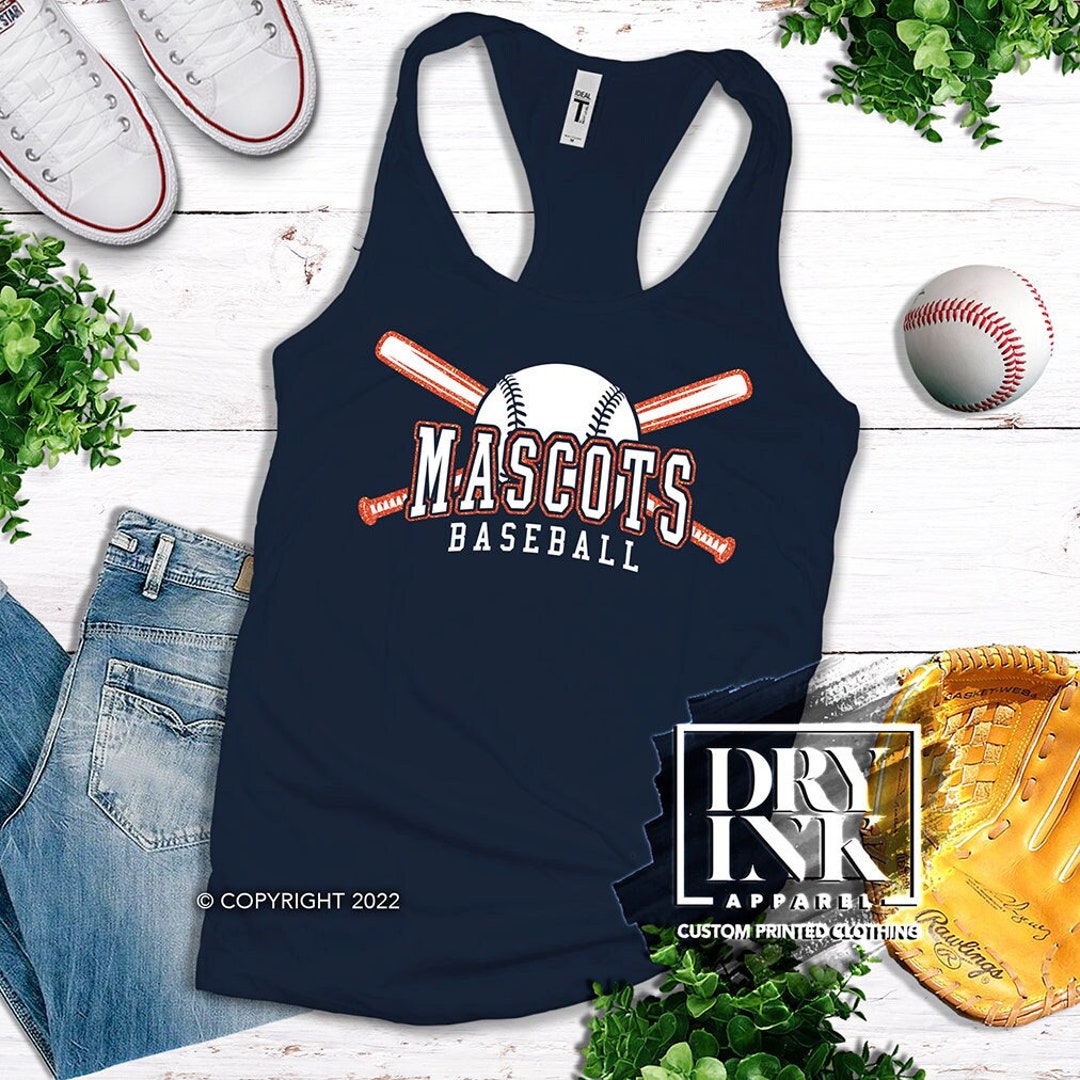 Baseball White Tank