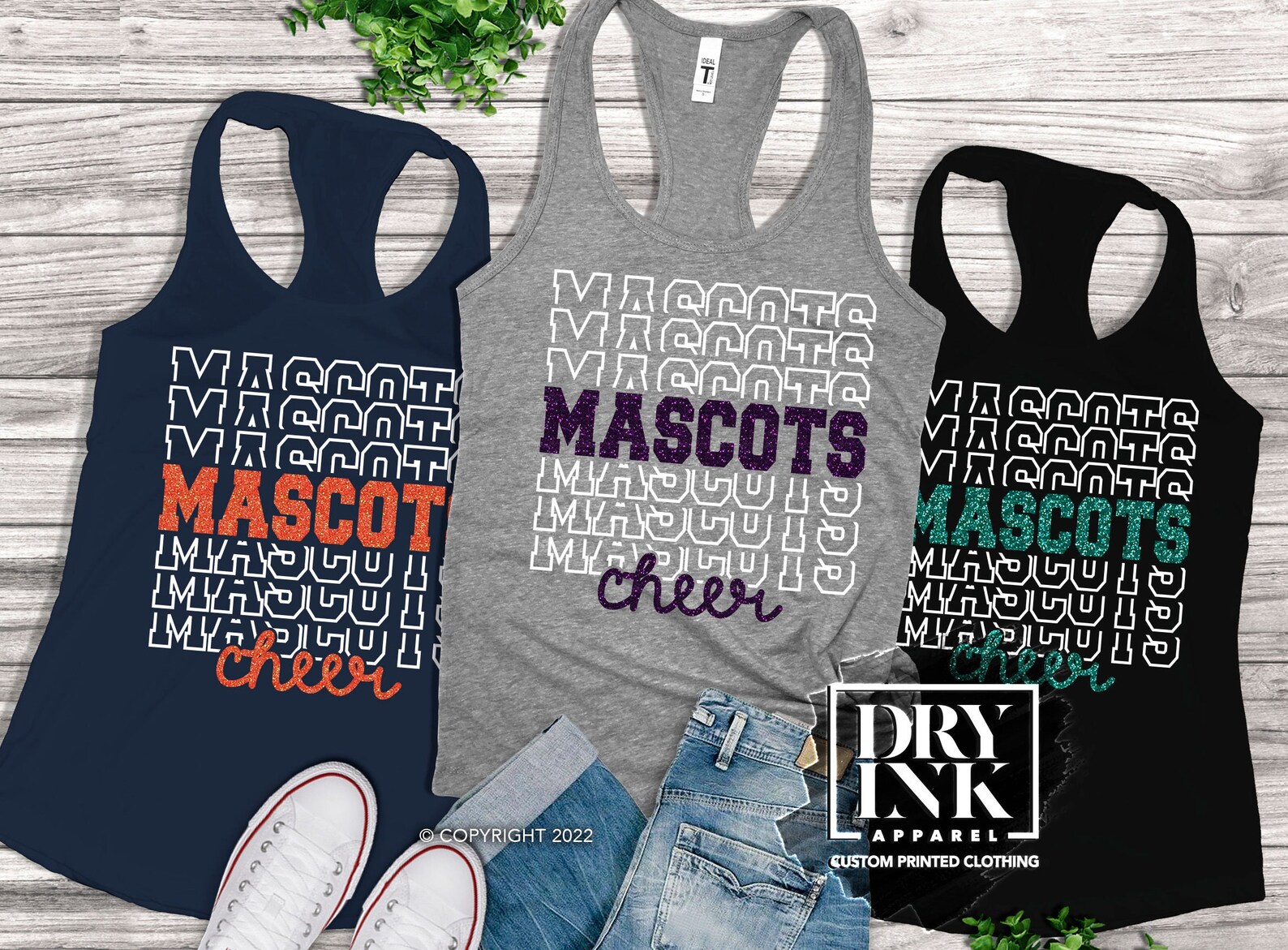 Custom Cheer Tanks, Cheerleader Gift, Cheer Mom Tanks, Tanks for Cheer ...