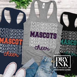 Custom Cheer Tanks, Cheerleader Gift, Cheer Mom Tanks, Tanks for Cheer Practice, Cheerleader Tanks, Cheer Bulk Order, In My Cheer Era