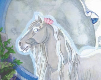 Kelpie: Tarot Equus, The Moon Limited Edition Print