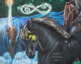 Tarot Equus: The Magician Limited Edition Print