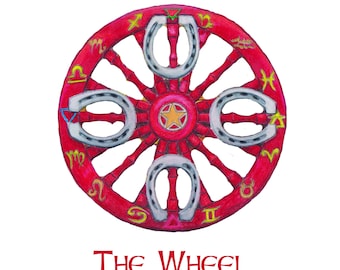 The Wheel of Fortune Vinyl Sticker