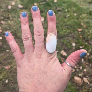 Scolecite ring size 7