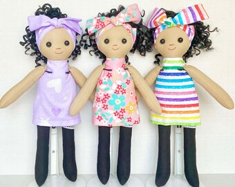 Black Dolls(Lavender or Pink or Rainbow)