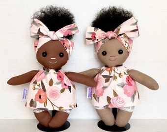 Baby Doll(Brown or Tan skin) Black Doll. African American Doll. Latin Doll. Mixed Race Doll