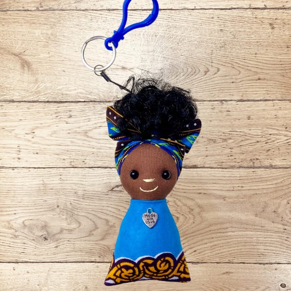 Bambola africana nera per bambini | Giocattolo da 30 cm, perfetto come regalo di Natale o di compleanno - Italia