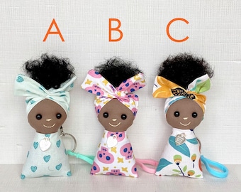 Keychain(Pick One) Black Dolls. African American Dolls.