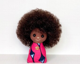 Mini BIG-Afro Doll/Black Doll/African American Doll