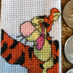 Happy Tigger Bookmark and Tigger Bib