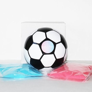 Gender Reveal Soccer Ball - Kick to reveal! Blue or Pink!