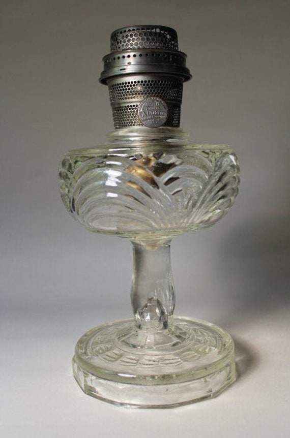Aladdin Oil Lamp Rare With No Fill Hole Etsy