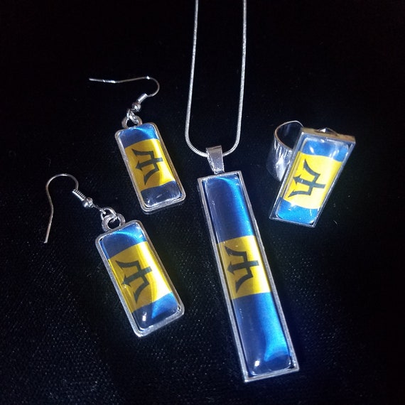 Barbados Jewelry Set Caribbean Jewelry Etsy