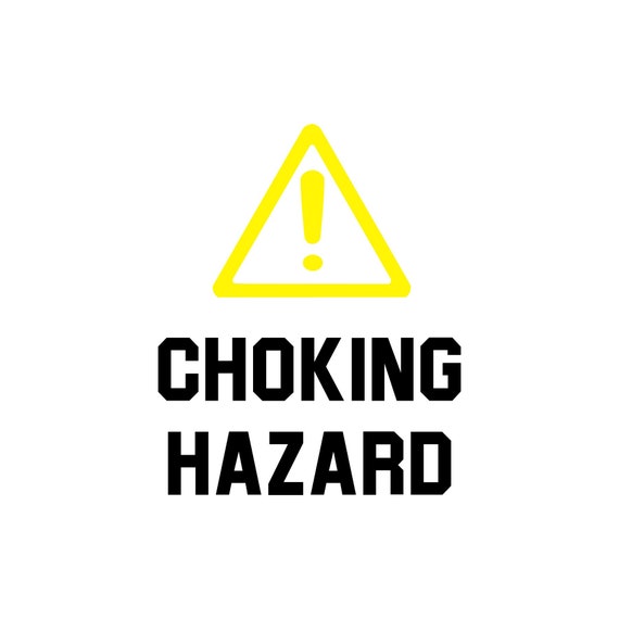 Caution Choking Hazard Svg