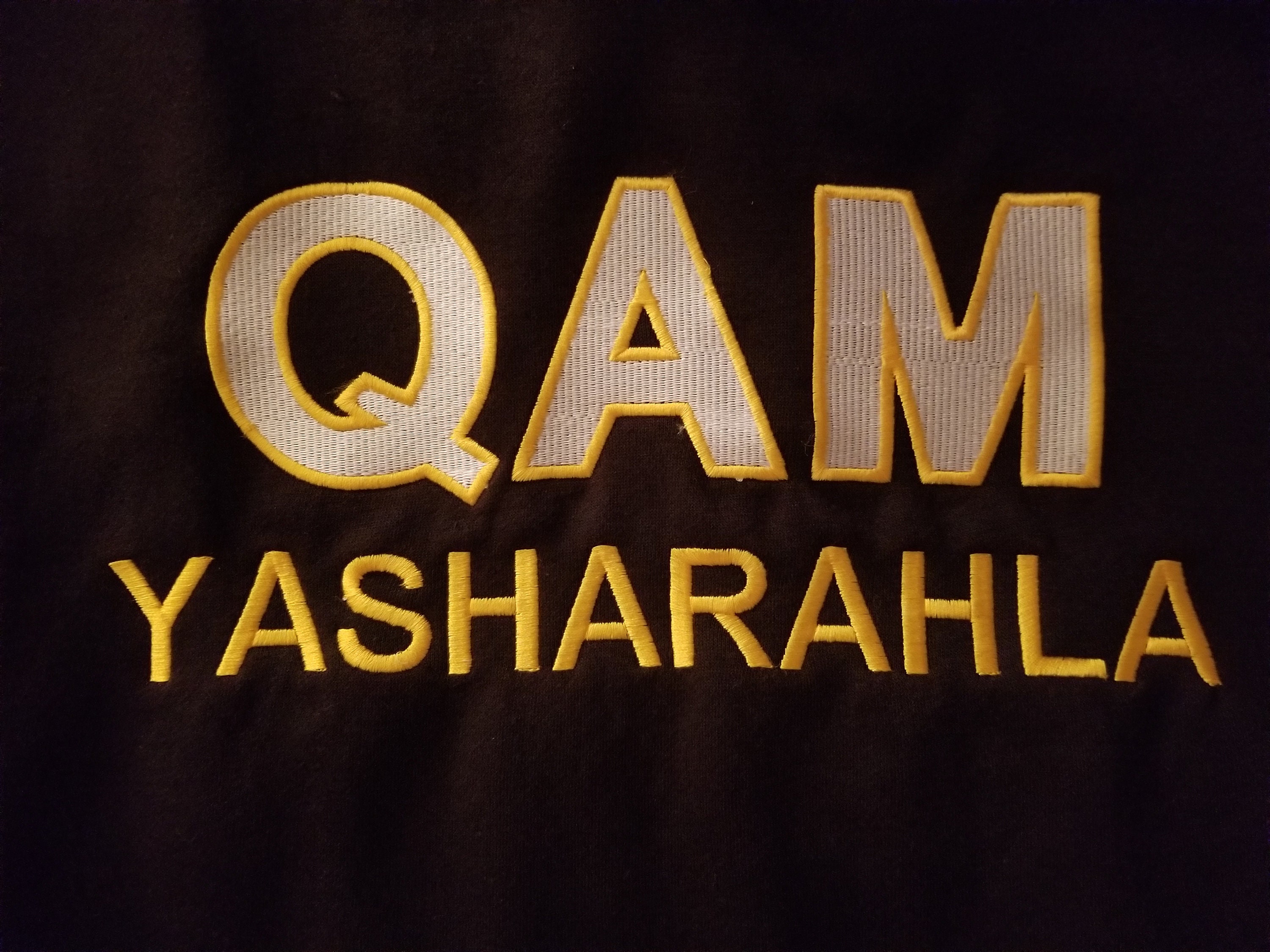 Hebrew Israelite QAM YASHARAHLA Black Embroidered Hooded Etsy Finland