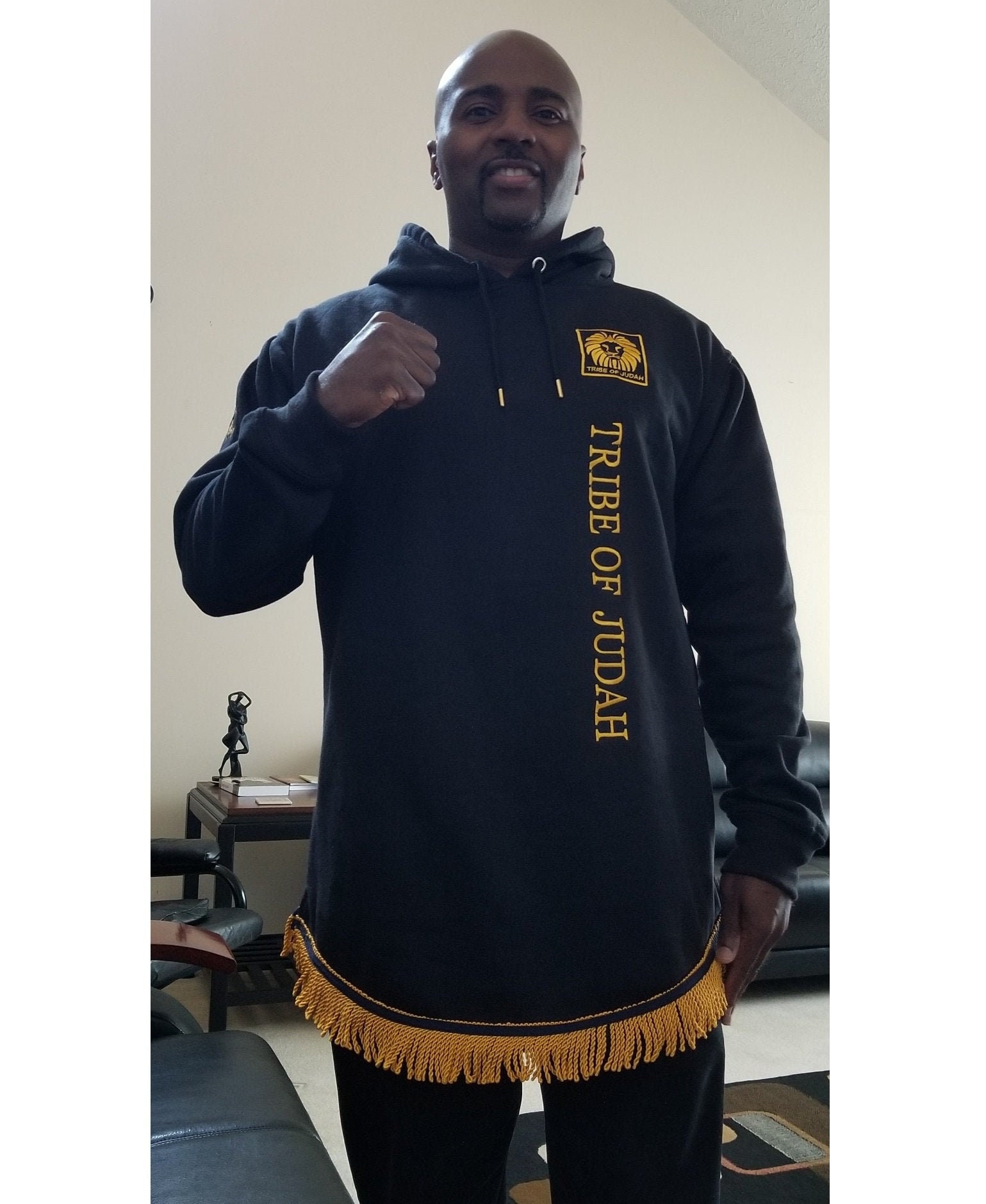 Hebrew Israelite Hoodie With Fringes Precept Upon Precept 12 Tribes of  Israel Scripture Clothing 