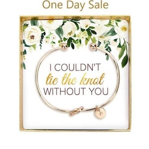 I couldn't tie the knot without you, Wedding Planning Ideas, Bridal Party Proposal Gifts, Wedding Party Proposals, Bridesmaid Proposal Box