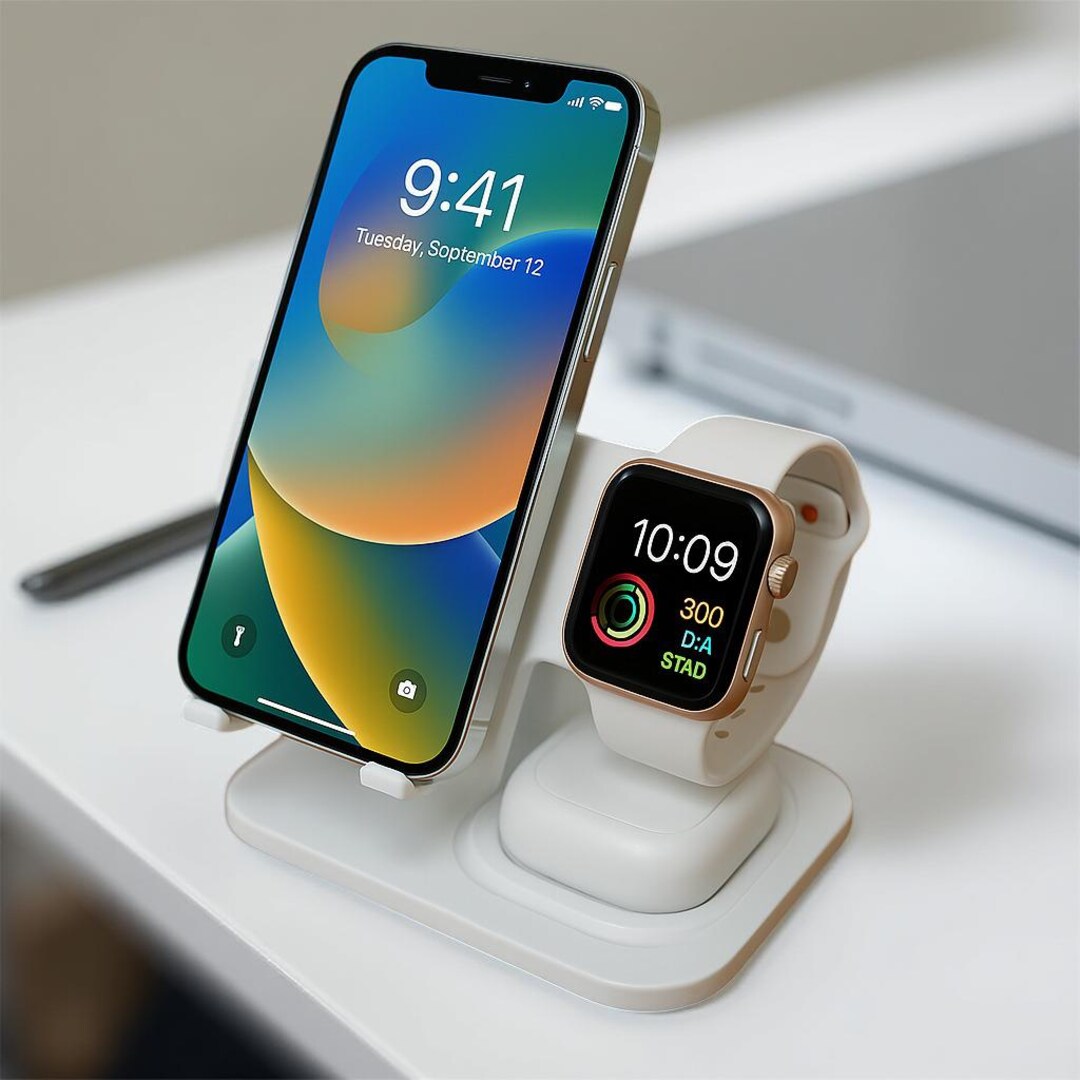 Apple Watch Charging Stand – 3D Printed Dock for Apple Devices (no ...