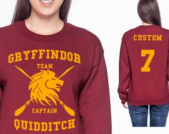 Gryff Quidd Sweatshirt - CUSTOMIZED Gryff Crewneck - HP Clothes - Men's - Women's