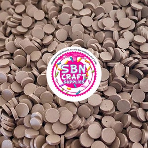 BULK 500 GRAMM 5 mm runde Schokoladenchip-Fake-Streuseln | Fake Food Decoden Schleimlieferant Fake Dessert Fake Food Fake Backzubehör