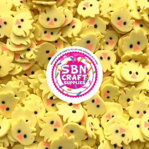 50 Gram Peep Chick Fake Sprinkles DIY Polymer Clay Colorful Sweets Sugar Sprinkle Decorations Fake Cake Dessert Simulation