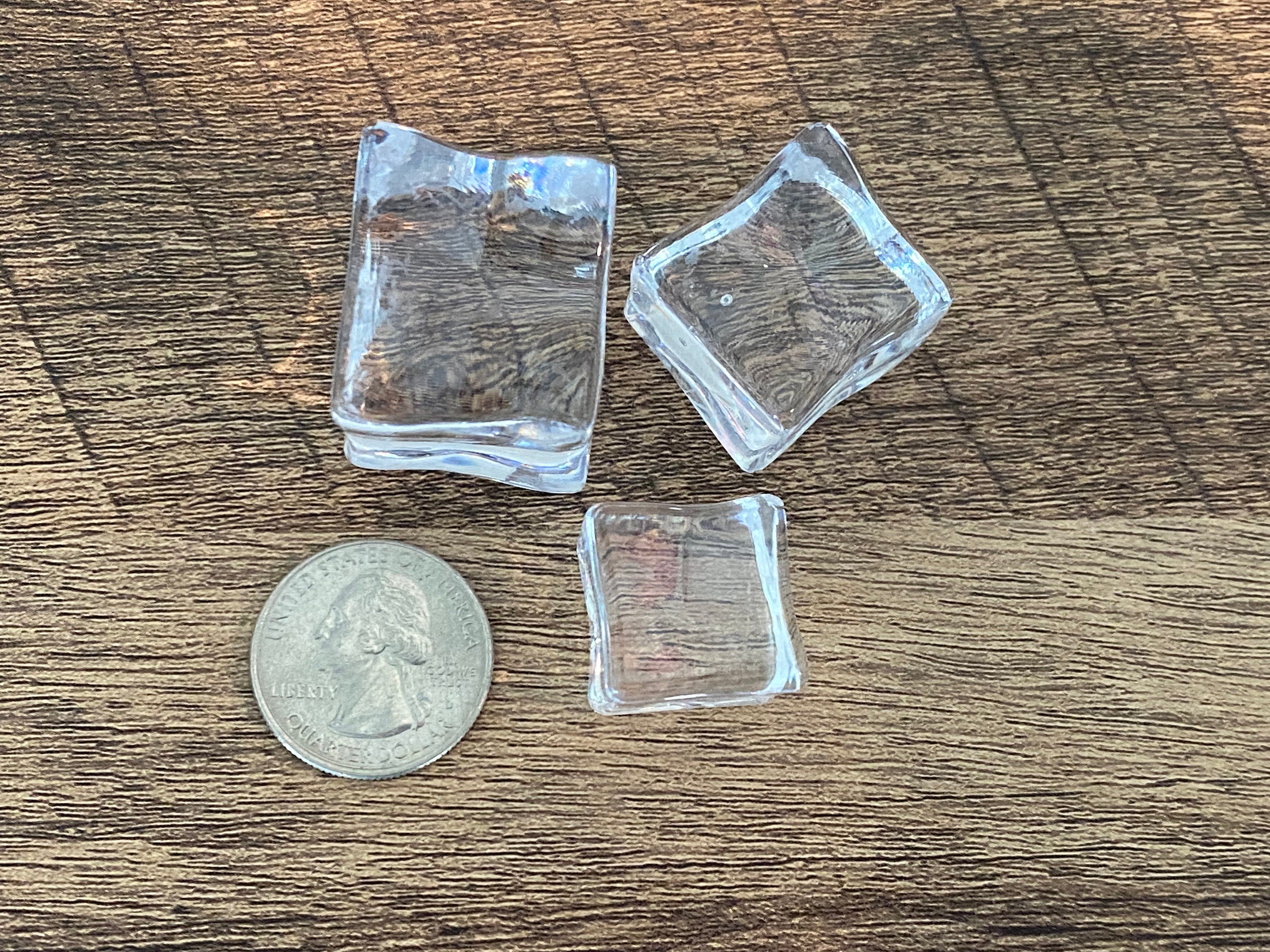 5pc 3D Realistic Acrylic Ice Cubes Fake Ice Cube Cabochon Etsy