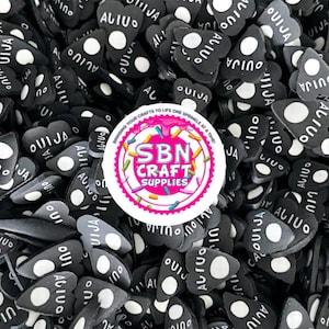 5mm and 10mm Ouija Board Game Halloween Sprinkles Fimo Slice Fake Sprinkle Polymer Clay Sprinkles Perfect for DIY Slime Fake Food