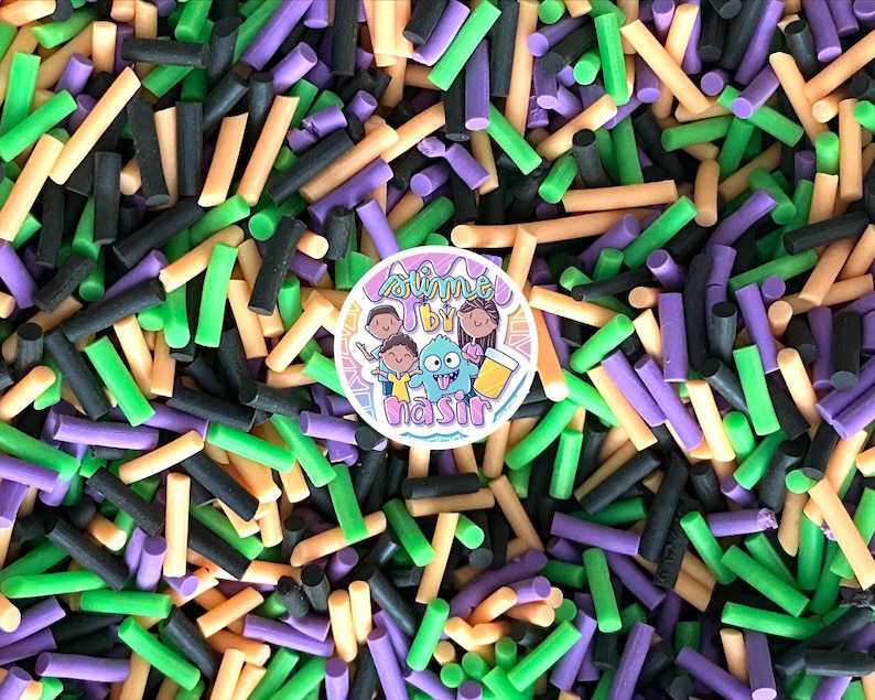 NEW Halloween Tonic Fimo Slices Fake Sprinkles DIY Polymer Clay Fake Candy Sugar Sprinkle Decorations Fake Cake Dessert Simulation Food