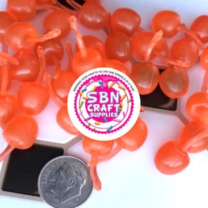 Miniatur Kirsche Cabochon Charms Decoden kawaii Kunstharz Cabochons Polymer Clay Charms Bastelbedarf Schleim Fake Candy (0049)