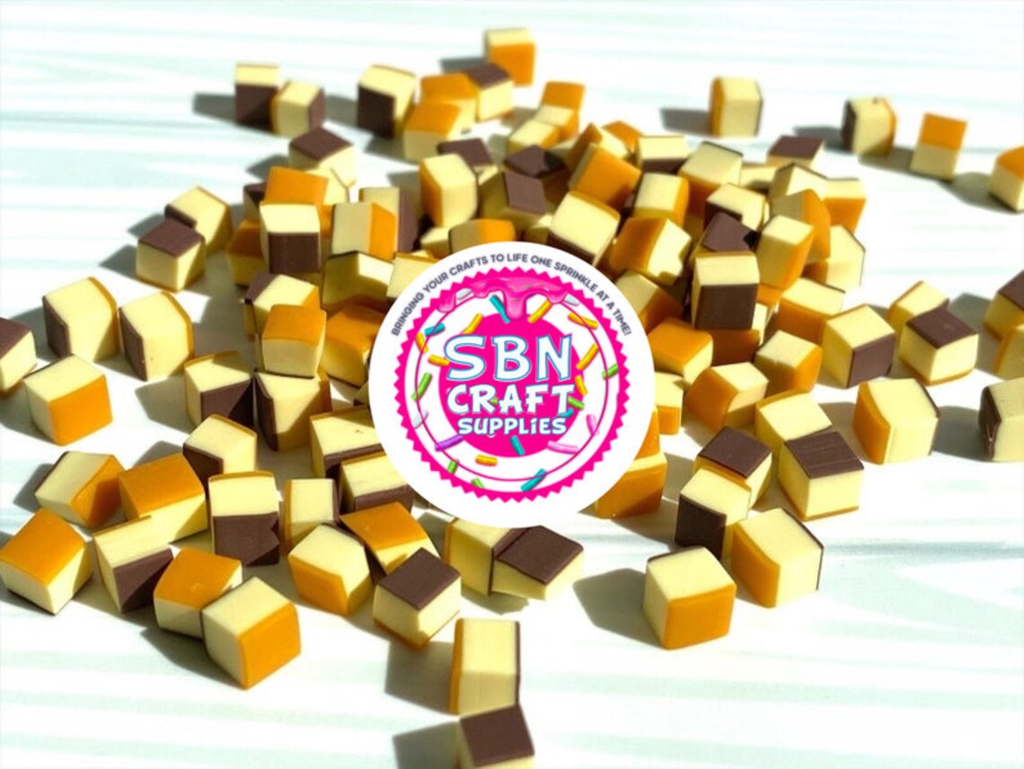 NEW Caramel Chocolate Toffee Chunks Clay Faux Baking Crumbles Etsy