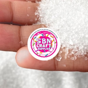 Sugar Crystals Crushed Glass Fake Sugar Salt Fake Food Perfect for Decoden Sugar Cookies Fake Baking Fake Dessert Faux Food