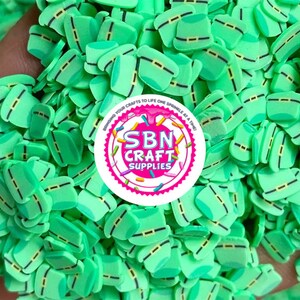 NEW Green Leprechaun Hat Polymer Clay Fake Sprinkles Saint Patrick&#39;s Day Simulation Food Decoden  Fake Dessert Faux Baking
