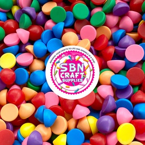 Mini Rainbow Chocolate Chips Resin Fake Deco Toppings Baking for Decoden Cookies Faux Chocolate Chunks Fake Bake Supplies Valentine