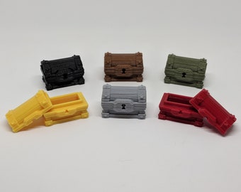 Cofre del tesoro de la mazmorra: Mejora del juego de mesa impreso en 3D - DnD/Gloomhaven