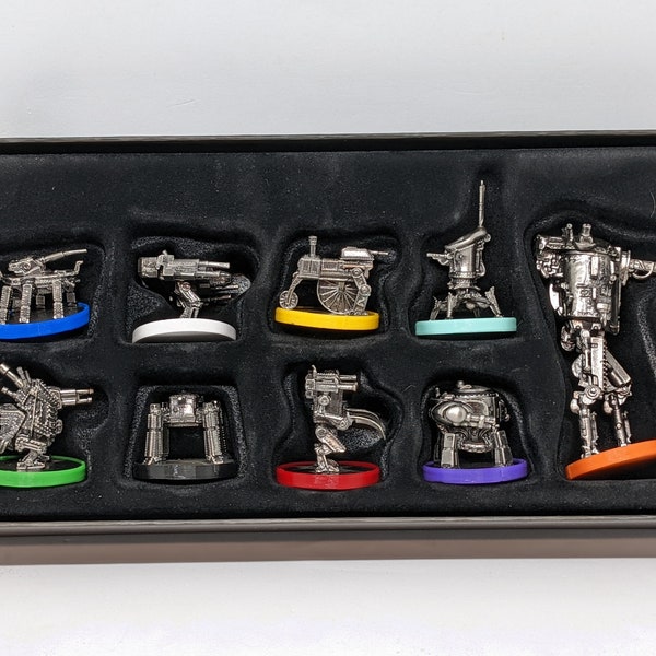 Scythe Mech Coloured Bases - Custom - Boardgame - Board Game - Gamer Gifts