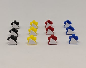 The Downfall of Pompeii Toga Meeple Upgrade - Token - Custom - Boardgame - Board Game - Gamer Gifts