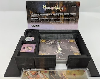 Hanamikoji Insert Upgrade - Custom - Divider - Sorter - Sleeved - Card Game - Token - Gamer Gifts