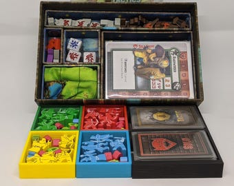 Tiny Epic Tactics (Sleeved) Insert Upgrade (unofficial) - Custom - Divider - Sorter - Card Game - Token - Gamer Gifts