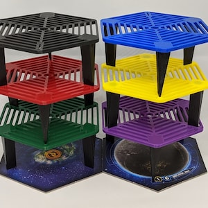 Twilight Imperium Fleet Stands - TI3/TI4 Compatible - Tray - Boardgame - Custom - Gamer Gifts