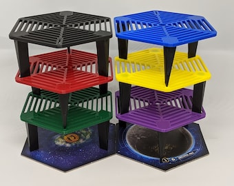 Twilight Imperium Fleet Stands - TI3/TI4 Compatible - Tray - Boardgame - Custom - Gamer Gifts