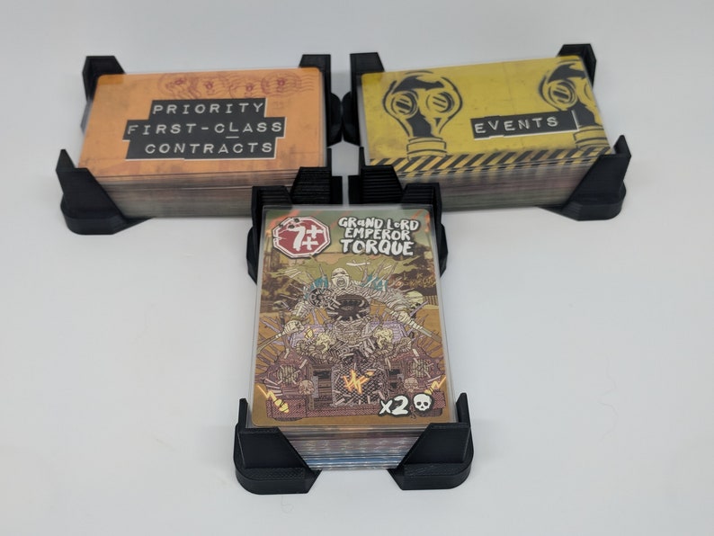 Wasteland Express Delivery Service Kortfack med ärmar - 3D-utskriven brädspelsorganisatör bild 1