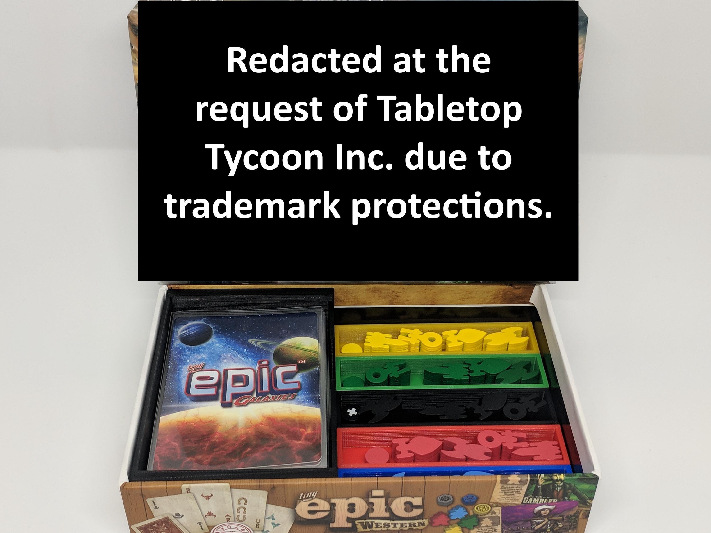 Tiny Epic Galaxies Beyond the Black Insert for Sleeved Cards (unofficial) -  3D Printed Board Game Organizer - Etsy