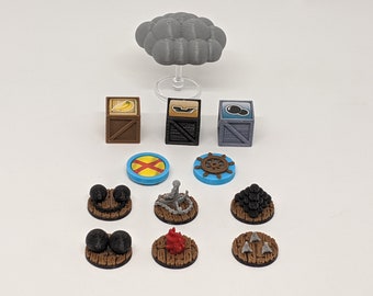 Merchants and Marauders: 3D Upgrade Tokens