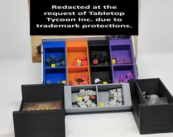3Tiny Epic Kingdoms & Heroes' Call Insert for Sleeved Cards (unofficial) - 3D Printed Board Game Organizer
