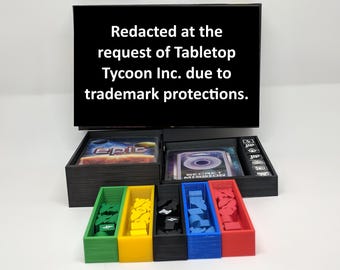 Aggiornamento inserto Tiny Epic Galaxies (con bustina) (non ufficiale) - Personalizzato - Divisore - Ordinatore - Gioco di carte - Gettone - Regali per giocatori