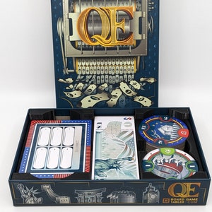 QE Insert Upgrade Quantitative Easing Fits Commodities Expansion Custom Divider Sorter Sleeved Card Game Token Gamer Gifts 画像 3