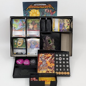 Annihilageddon - Epic Spell Wars Battle Wizards Deck Building Insert Upgrade - Cryptozoic - Divisore - Ordinatore - Carte con bustina - Regali per giocatori