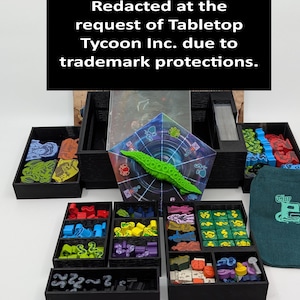 Inserto impreso en 3D de la expansión Tiny Epic Cthulhu & Cult of Chaos (no oficial) - Tarjetas con funda