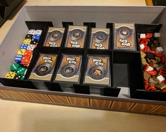 Dice City Insert/Divider Upgrade - Custom - Divider - Sorter - Sleeved - Token - Gamer Gifts
