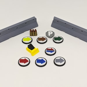 Tokens 51e staat - aangepast - bordspel - bordspel - contact - kogel - barrière - schild - ontwikkeling - cadeaus gamer